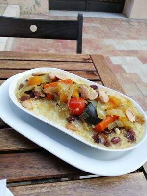Vegan Cous cous at El Vegetariano de la Alcazabilla in Malaga