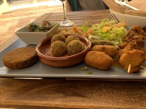 Vegan Mix at El Vegetariano de la Alcazabilla in Malaga