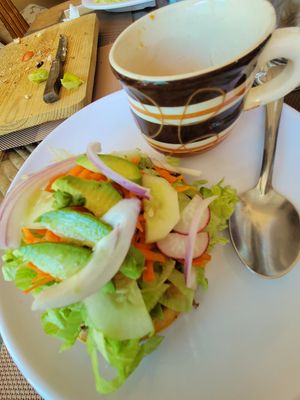 Tostada at Comiendo Sano Mi Tienda de la Salud in Mazatlan