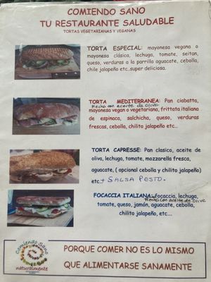 Menu February 2023  at Comiendo Sano Mi Tienda de la Salud in Mazatlan