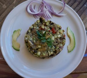Quinoa salad at Comiendo Sano Mi Tienda de la Salud in Mazatlan