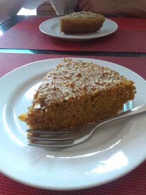 Carrot cake - fresh from the oven! at Comiendo Sano Mi Tienda de la Salud in Mazatlan