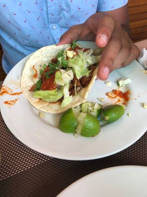 Taco de machaca vegana 🌮😋 at Comiendo Sano Mi Tienda de la Salud in Mazatlan