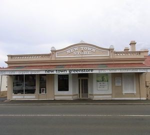 exterior at New Town Greenstore Cafe in New Town