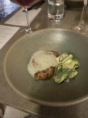 Jerusalem artichokes. at Aloft in Hobart