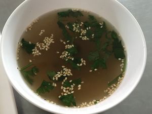 Mushroom soup at Raan Midr J - ร้าน มิตรเจ in Udon Thani