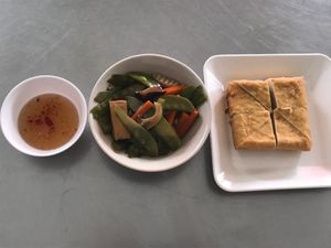 eating light and healthy at Raan Midr J - ร้าน มิตรเจ in Udon Thani