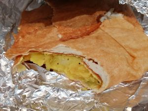 Masala dosa via delivery at Herb Restaurant in Leicester