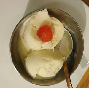 Vanilla ice cream  #Veganuary at Herb Restaurant in Leicester