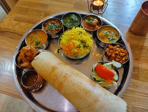 E at Herb Restaurant in Leicester