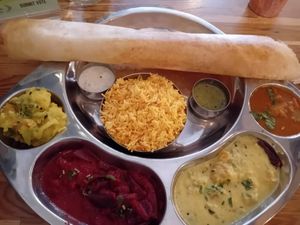 Wk day till 3pm. Buisness lunch £6 at Herb Restaurant in Leicester