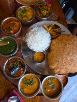 Herb Special Thali at Herb Restaurant in Leicester