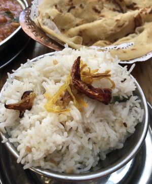 Garlic Rice at Herb Restaurant in Leicester