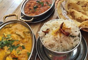 Chana Masala at Herb Restaurant in Leicester