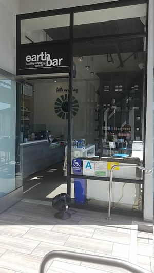 Entrance at Earthbar - Ocean Ave in Santa Monica