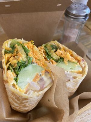 Seitan Burrito  at Edgy Veggy in Sofia