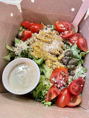 Cesar salad at Edgy Veggy in Sofia