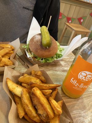 Potato wedges  at Edgy Veggy in Sofia