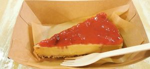 Cheezecake at Edgy Veggy in Sofia