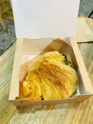 Chocolate croissant   at Edgy Veggy in Sofia