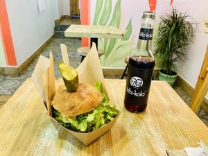 Big Mac Edgy burger   at Edgy Veggy in Sofia