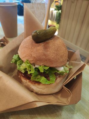 Whopper Burger at Edgy Veggy in Sofia