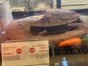 Cakes   at Edgy Veggy in Sofia