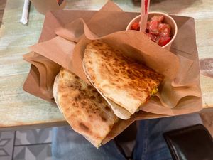 Quesadilla at Edgy Veggy in Sofia