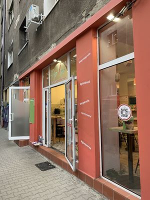 Outside view  at Edgy Veggy in Sofia