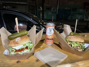 Big Mac & Garden Burger   at Edgy Veggy in Sofia