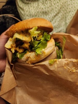 Big Mac edgy at Edgy Veggy in Sofia