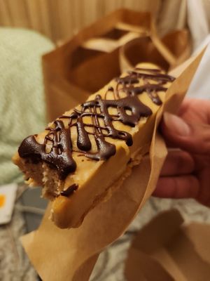 Snickers dessert that was soooo yummy at Edgy Veggy in Sofia