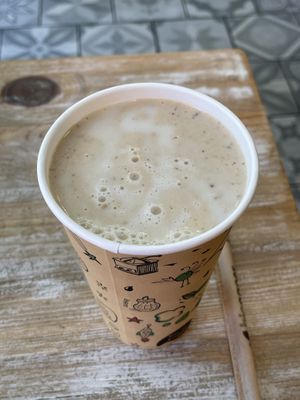 Maca hyper smoothie, 8 lev  at Edgy Veggy in Sofia