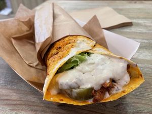 Veggy doner, 16 lev  at Edgy Veggy in Sofia