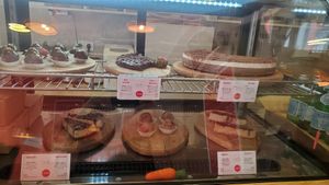 Cakes and sweets at Edgy Veggy in Sofia