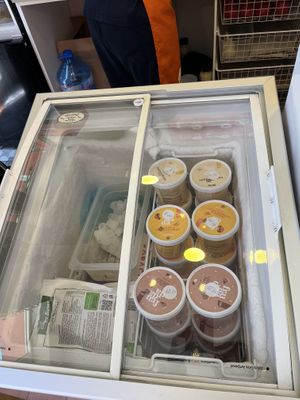 Vegan ice cream products, some GF  at Edgy Veggy in Sofia