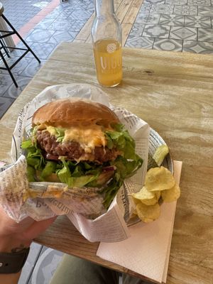 Beyond Burger - Edgy burger   at Edgy Veggy in Sofia