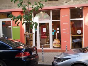 Quiet corner at Edgy Veggy in Sofia