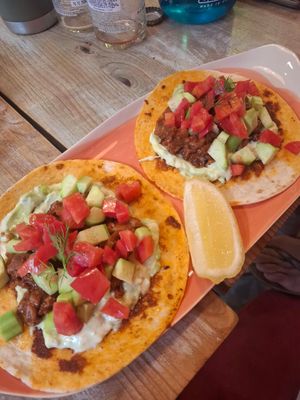 Pulled pork tacos at Edgy Veggy in Sofia