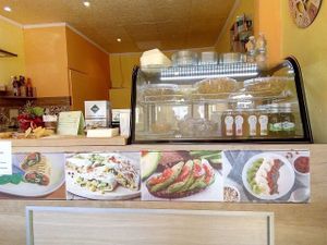 Inside at Edgy Veggy in Sofia