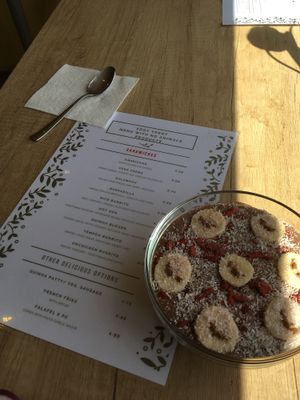 Coco smoothie bowl  at Edgy Veggy in Sofia