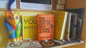 Books at Edgy Veggy in Sofia