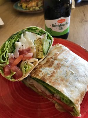 Unchicken Burrito at Edgy Veggy in Sofia