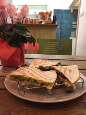 Quesadilla 🧀❤️ at Edgy Veggy in Sofia