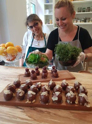 Edgy Veggy sweet desserts at Edgy Veggy in Sofia