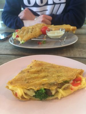 Quesadilla  at Edgy Veggy in Sofia