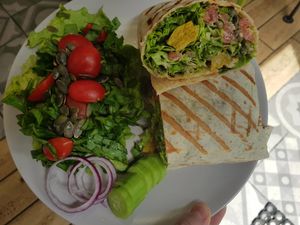 I love this combination! at Edgy Veggy in Sofia