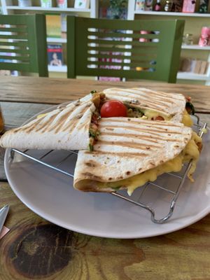 Quesadilla  at Edgy Veggy in Sofia
