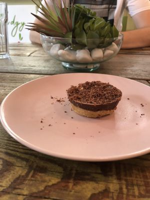 The most delicious dessert ever  at Edgy Veggy in Sofia