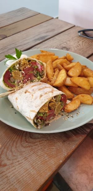 Cesar burrito at Edgy Veggy in Sofia